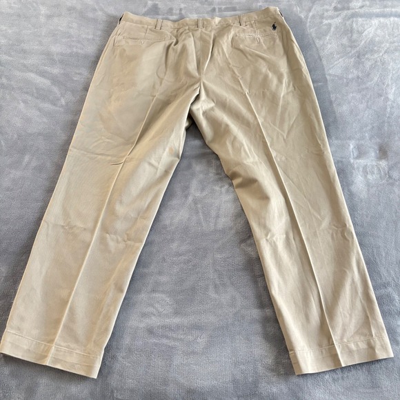 Polo Ralph Lauren Mens Khaki Preston Classic Fit Chino Pants Trousers 42x30 - Picture 7 of 12